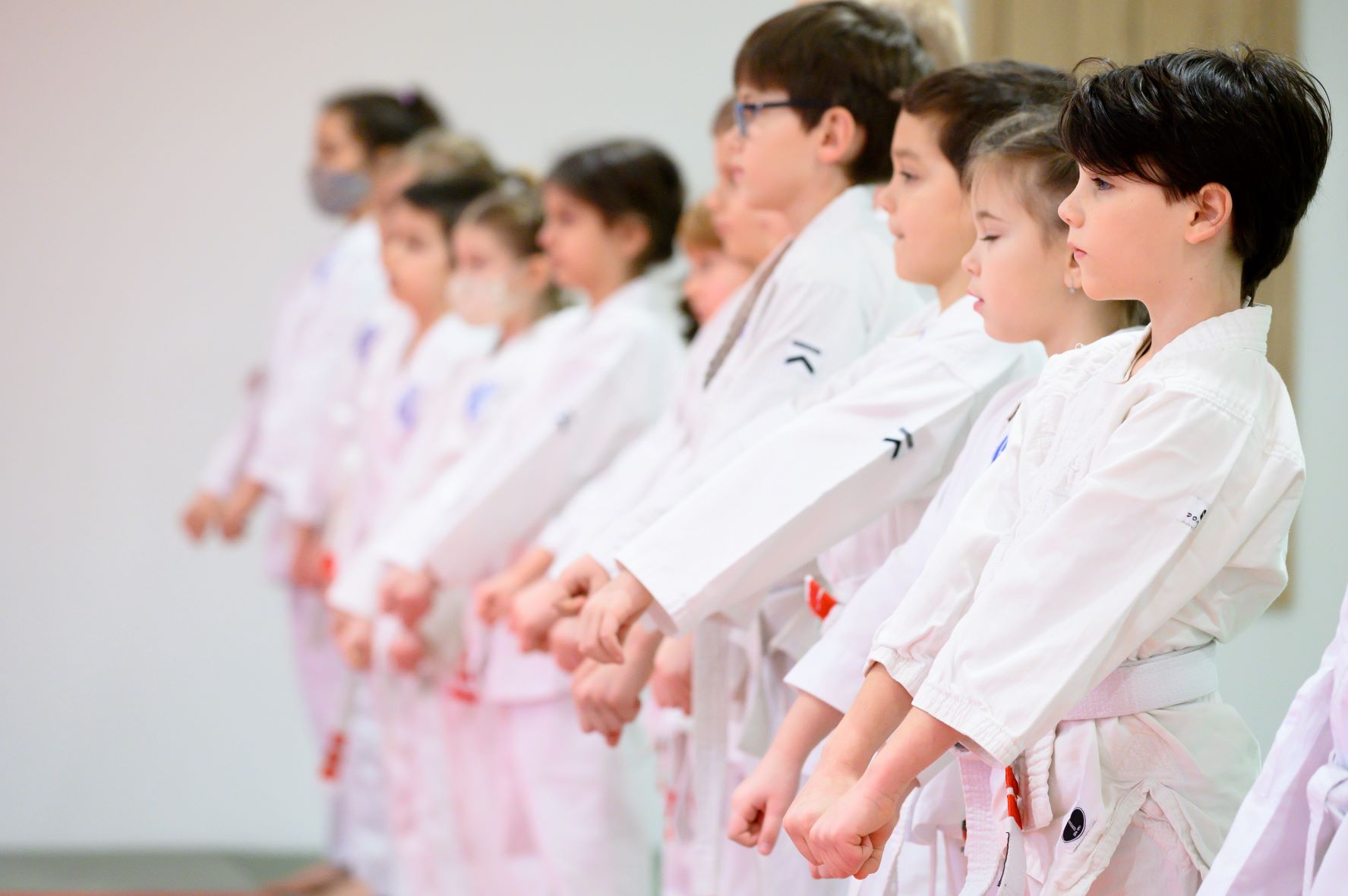 Gyermek karate edzés a Bartók Béla úton